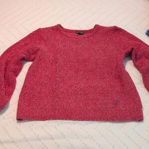 Wonderly Raspberry Crew Neck Sweater